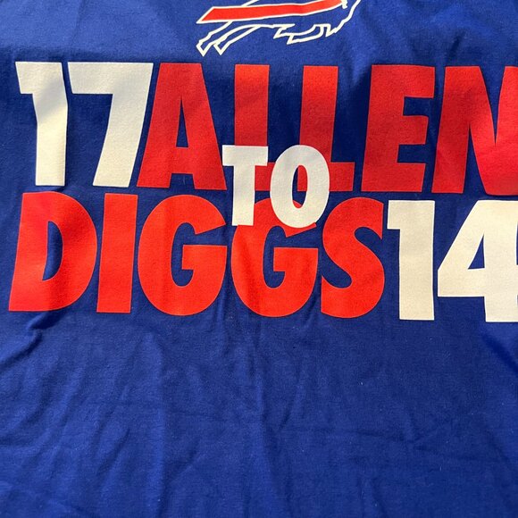 Nike Allen to Diggs Buffalo Bills Tee NWT Large - Picture 2 of 3
